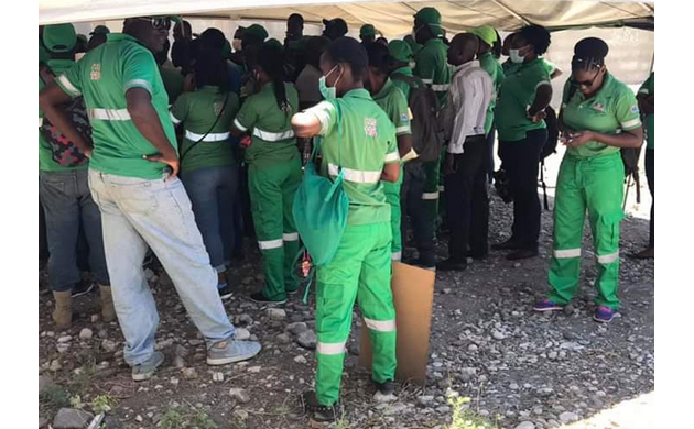 Gonaïves : les techniciens du réseau CAN en grève